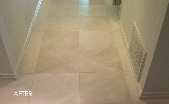 Limestone Floor Deep Cleaned