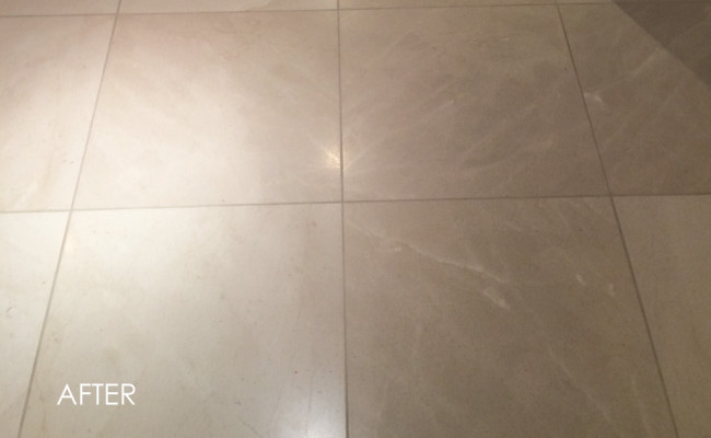 Limestone Floor Sanitized