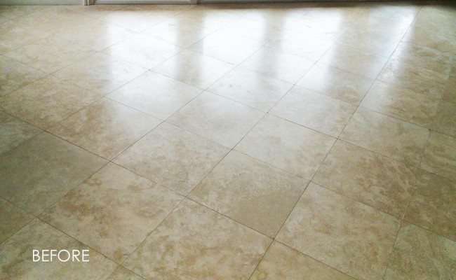 Marble Floor Before Polishing in Pleasant Hill CA