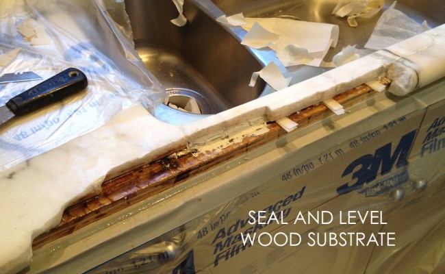 Seal and Level Wood Substrate